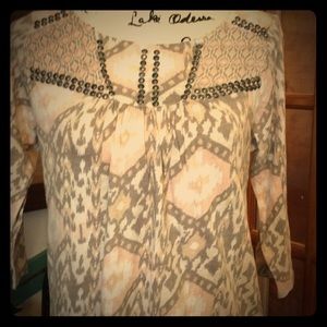 Lucky Brand 3/4 length sleeve tee shirt